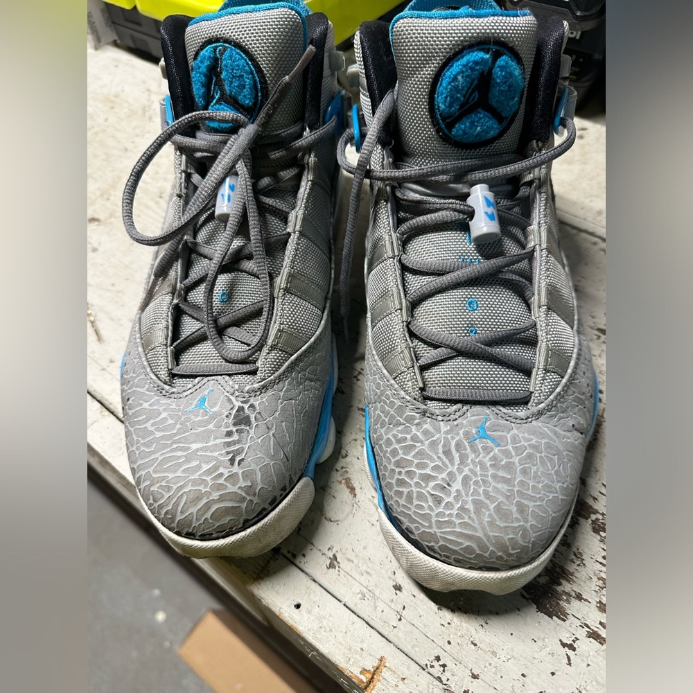 6 Rings Jordan-Powder Elephante Colorway - Picture 3 of 8